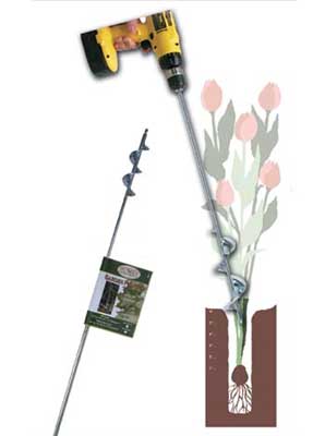Heavy Duty Bulb Auger 28" Long by 1.75" Diameter