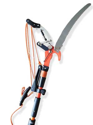 Ratchet shop pole pruner
